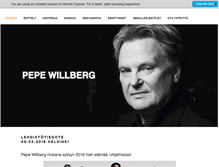 Tablet Screenshot of pepewillberg.net